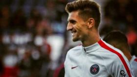 Meunier, con el PSG.