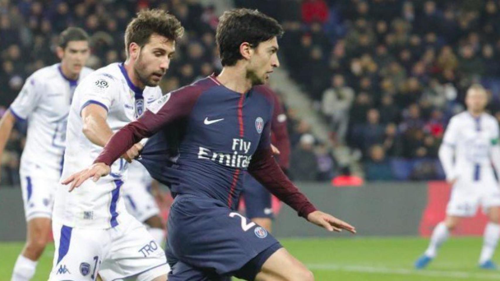 Pastore, con el PSG. Foto psg.fr