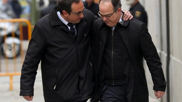 Josep Rull y Jordi Turull, camino del Supremo.