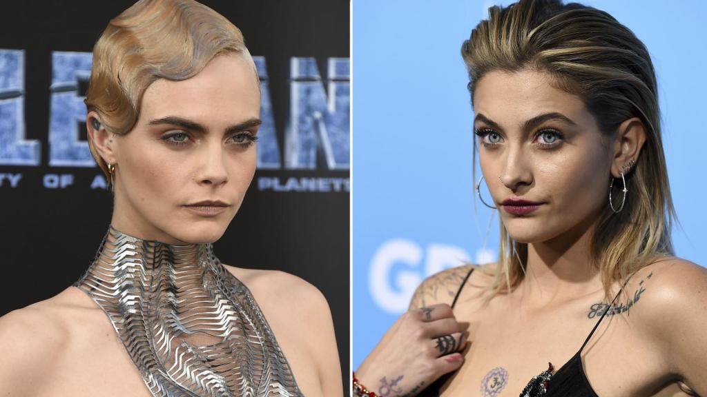 Cara Delevingne  y Paris Jackson.