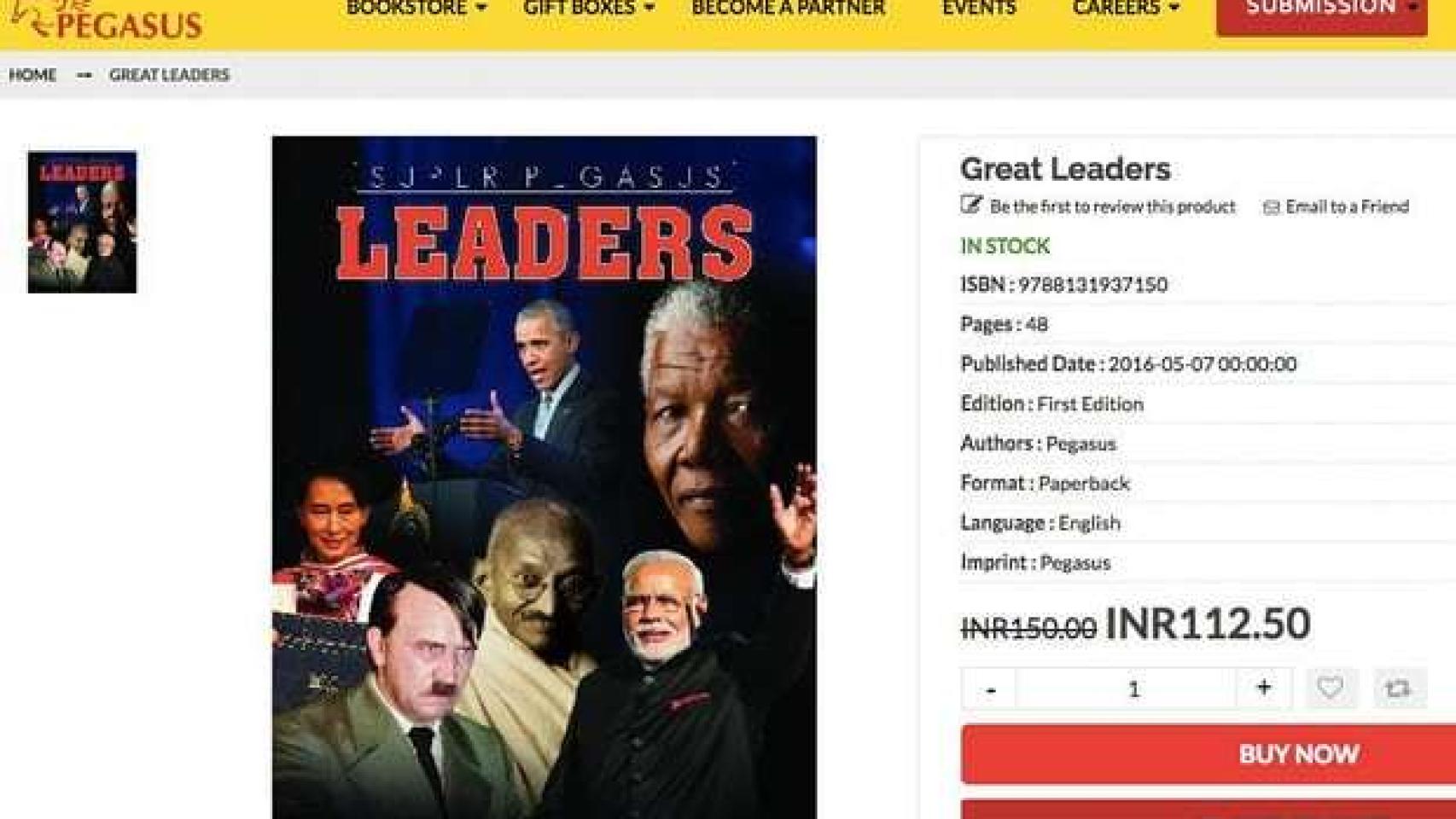 El libro que ensalza a Hitler.