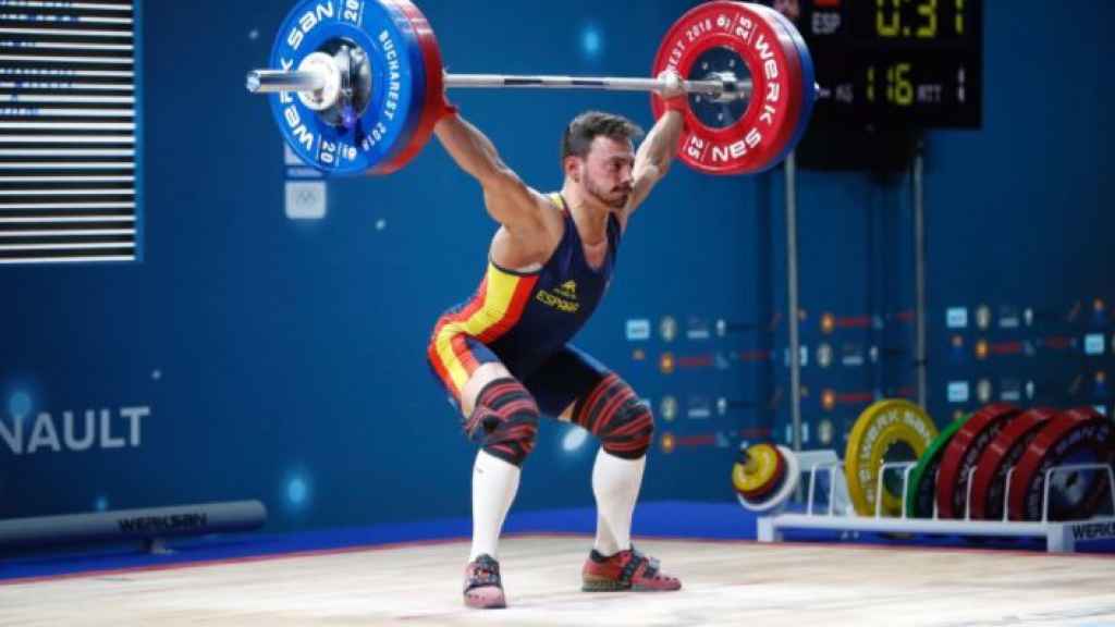 Josué Brachi, campeón de Europa de halterofilia.