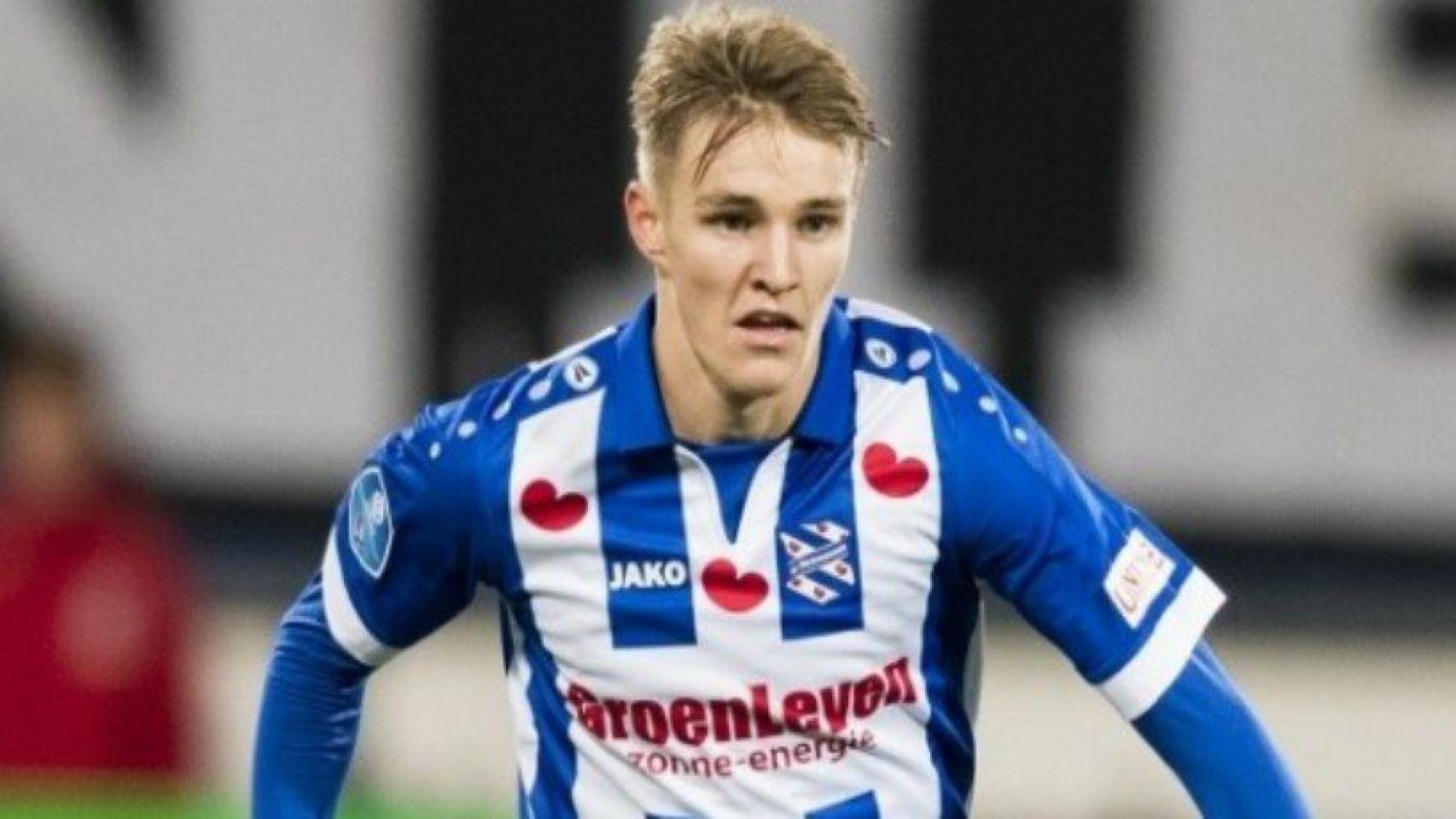 Odegaard, en el Heerenveen. Foto: feanonline.nl