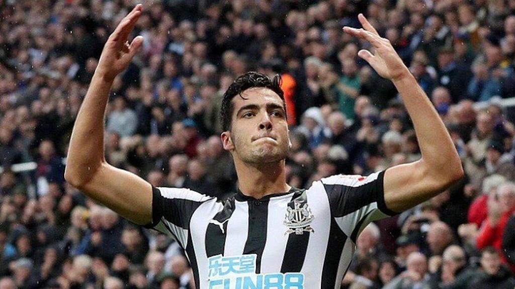 Mikel Merino celebra su gol ante el Crystal Palace. Foto: Twitter (@mikelmerino1)