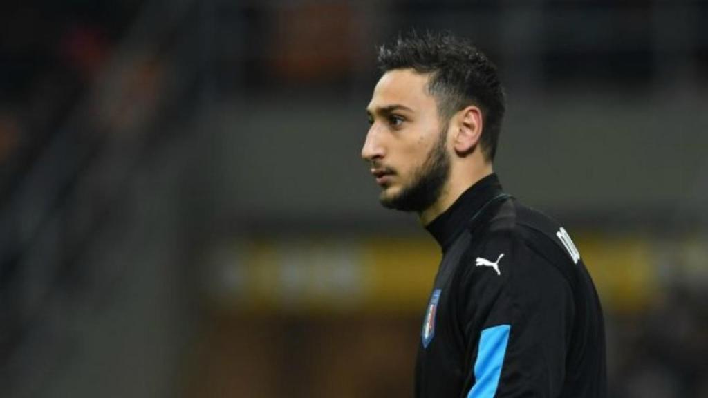 Donnarumma con la selección italiana. Foto: vivoazzurro.it