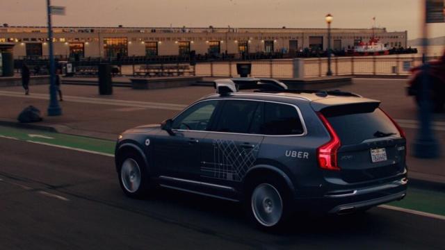 uber volvo xc90 coche autonomo