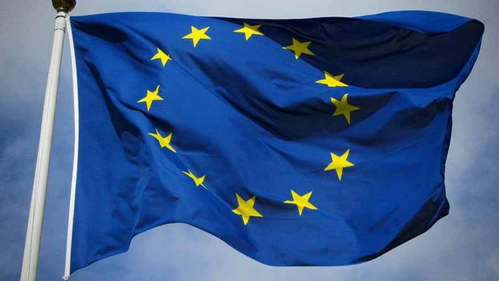 La bandera de Europa.