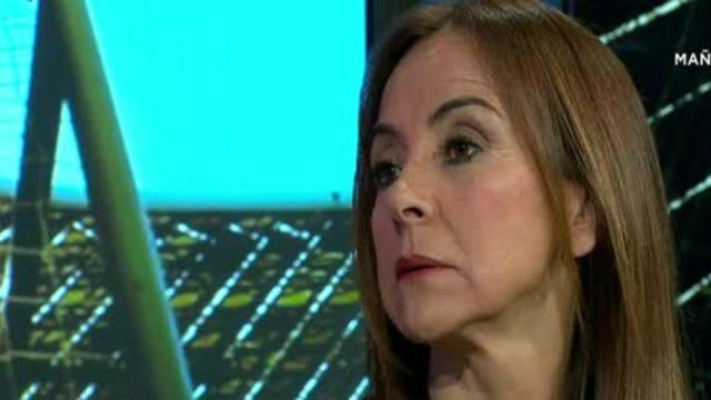 Carme Barceló, en El Chiringuito. Foto: Twitter (@elchiringuitotv)