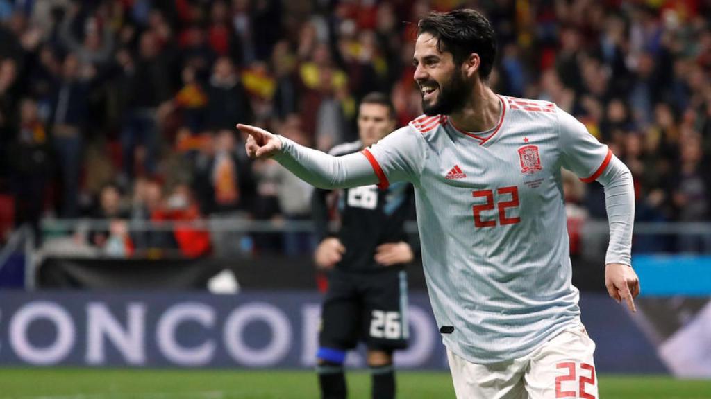 El jugador de la Selección Española, Isco.