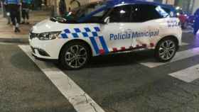 Coche de la Policía Municipal en Valladolid