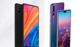 Xiaomi Mi Mix 2S contra Huawei P20 Pro: duelo de móviles top