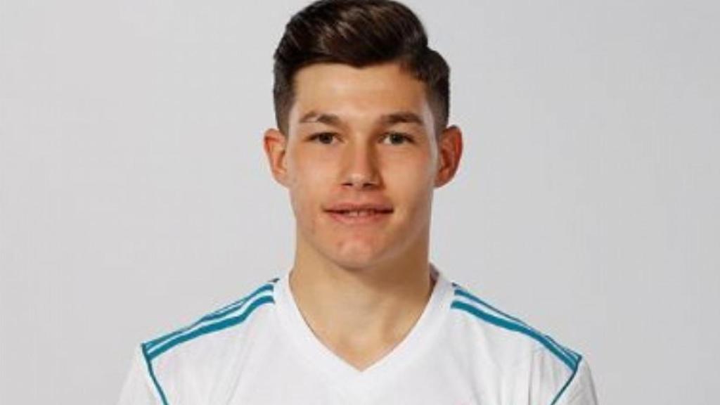 Fran García, jugador del Juvenil A