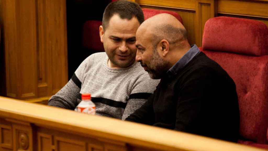 David Llorente junto a García Molina en una imagen de archivo