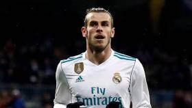 Bale, en un partido del Real Madrid