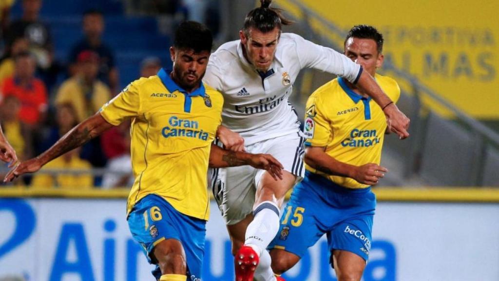 Bale, en el partido Las Palmas - Real Madrid de la temporada pasada. Mucho han cambiado las cosas.