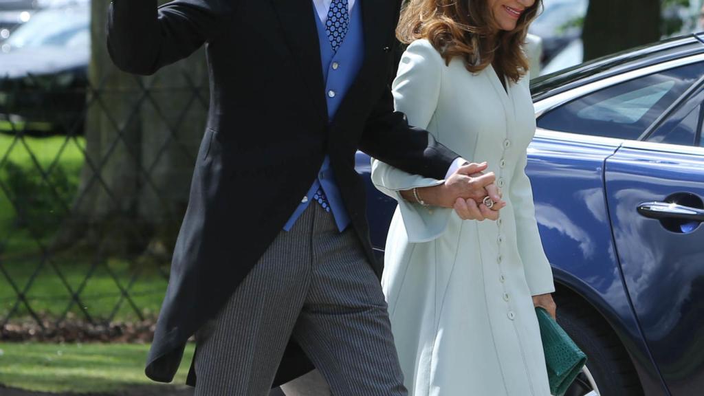 David and Jane Matthews, durante la boda de su hijo con Pippa Middleton.