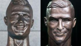 A la izquierda, el primer busto. A la derecha, la versión renovada.