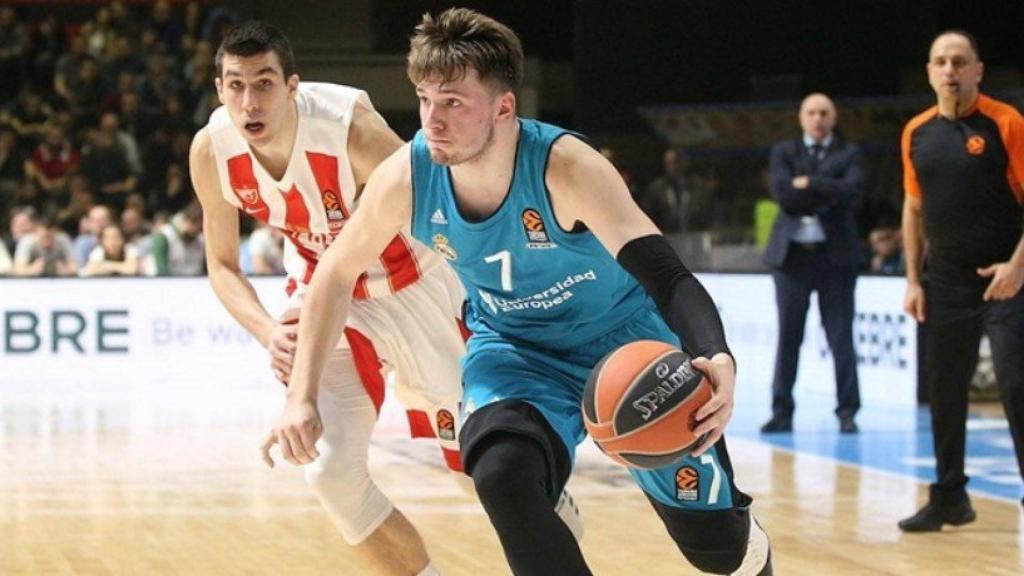 Doncic contra el Estrella Roja. Foto euroleague.net