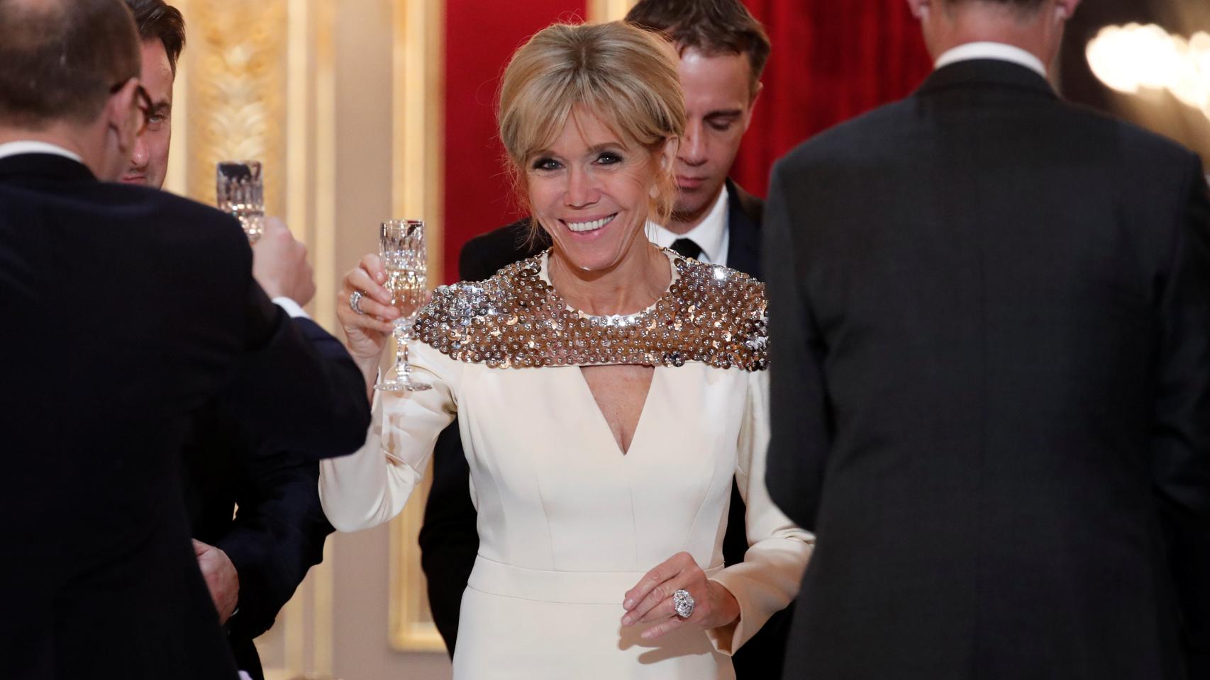 Brigitte Macron, mujer de Emmanuel Macron.