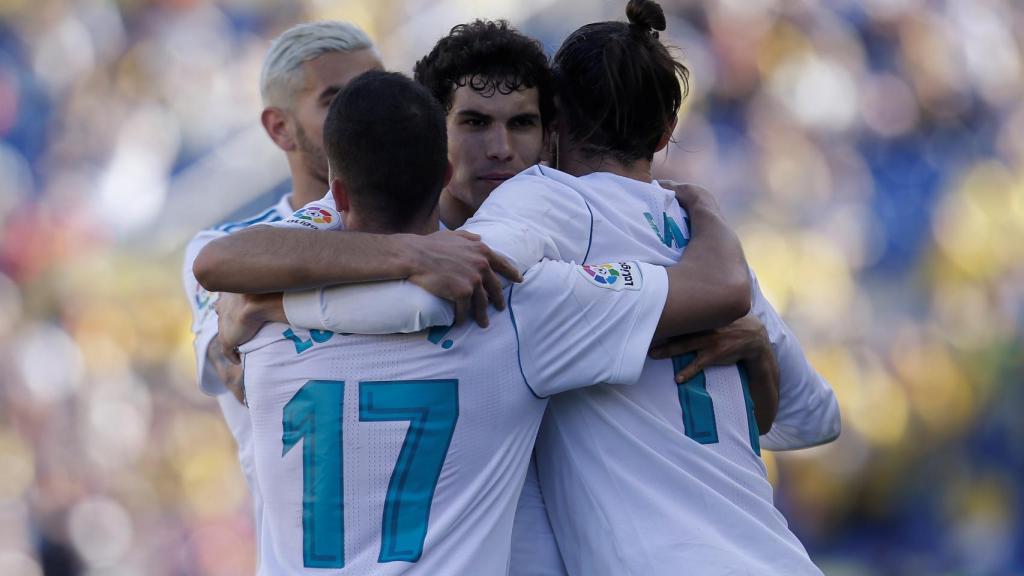 Theo Hernández, Lucas Vázquez, Vallejo y Bale.