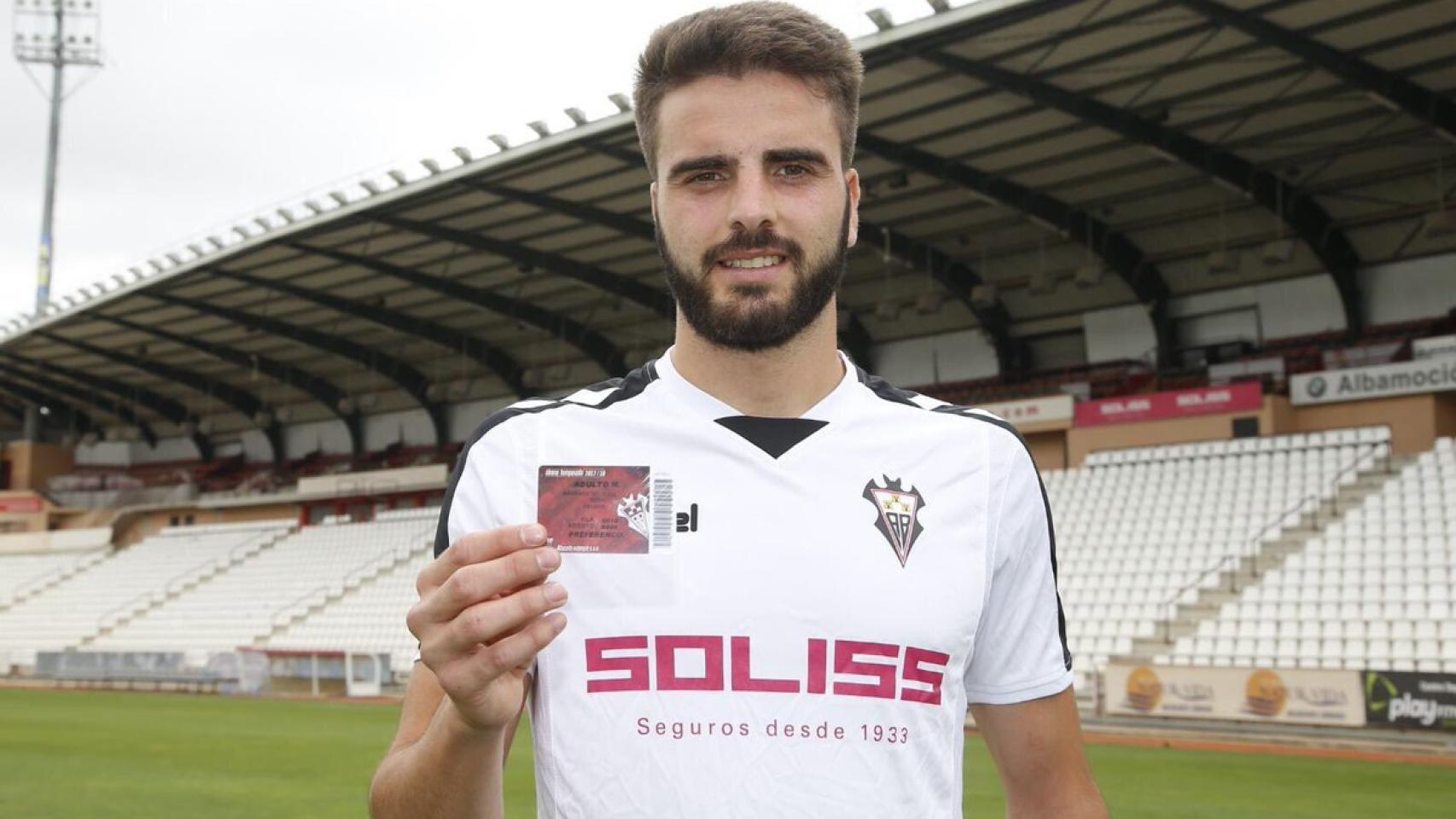 Pelayo Novo, jugador del Albacete.