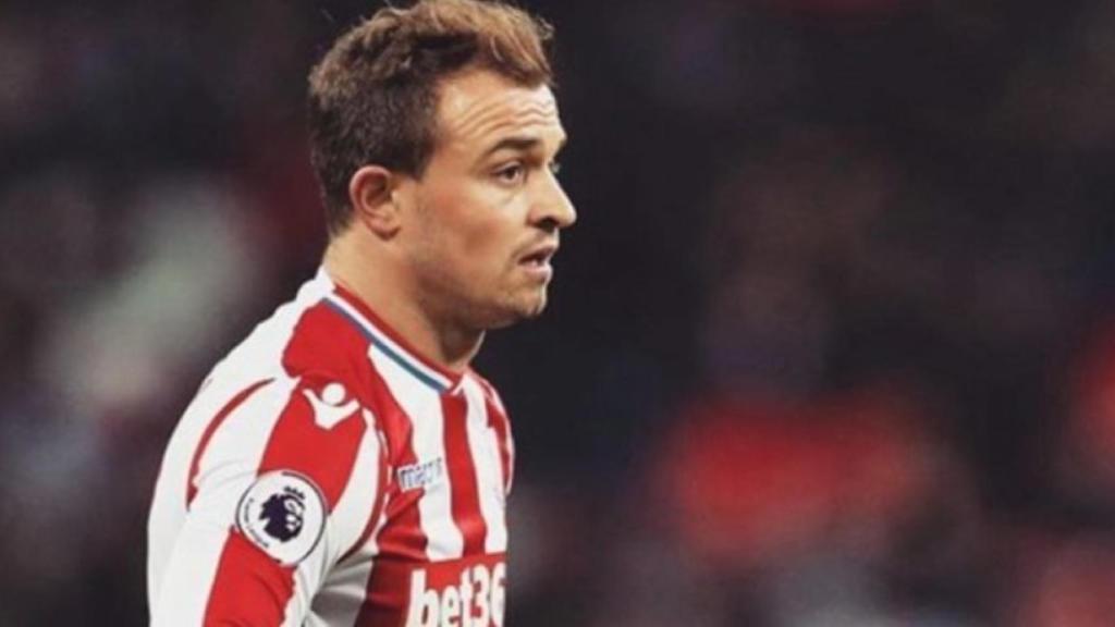 Shaquiri con el Stoke City. Foto: Instagram (@shaqirixherdan)