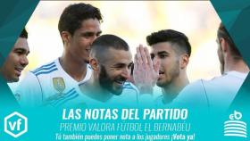 Las notas del Las Palmas - Real Madrid