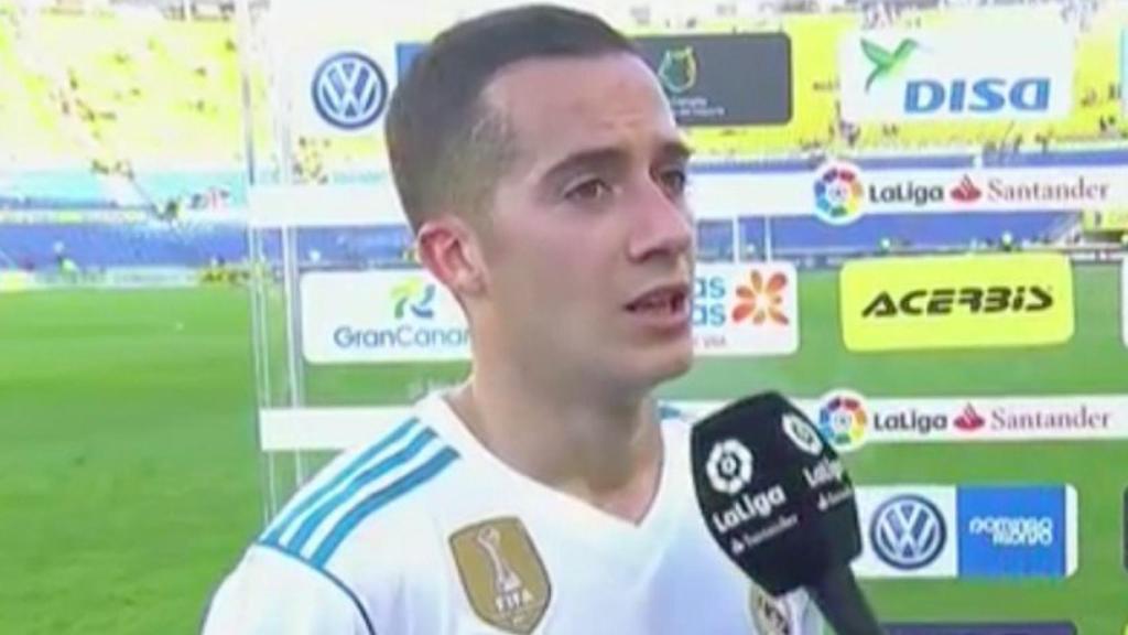 Lucas Vázquez habla tras el partido