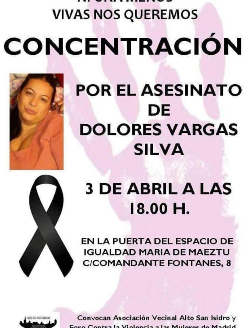 Concentración en repulsa al asesinato de Lola.