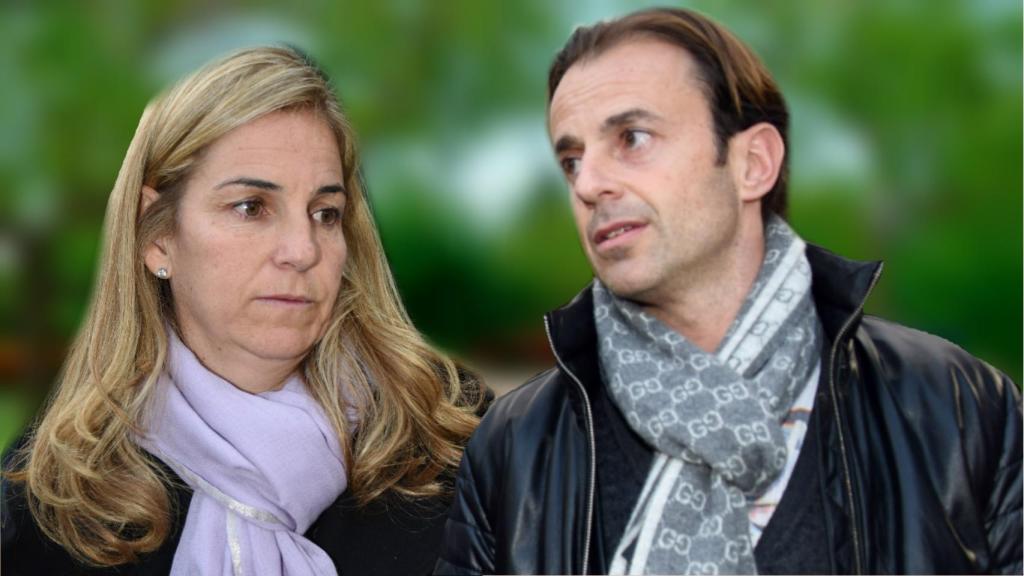 Josep Santacana y Arantxa Sánchez Vicario.