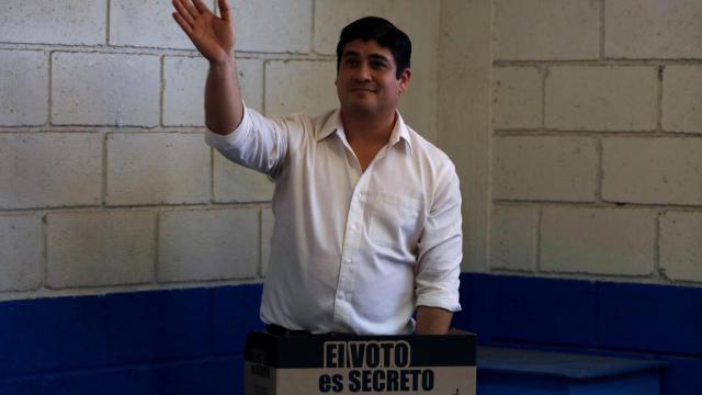 Carlos Alvarado, nuevo presidente de Costa Rica.