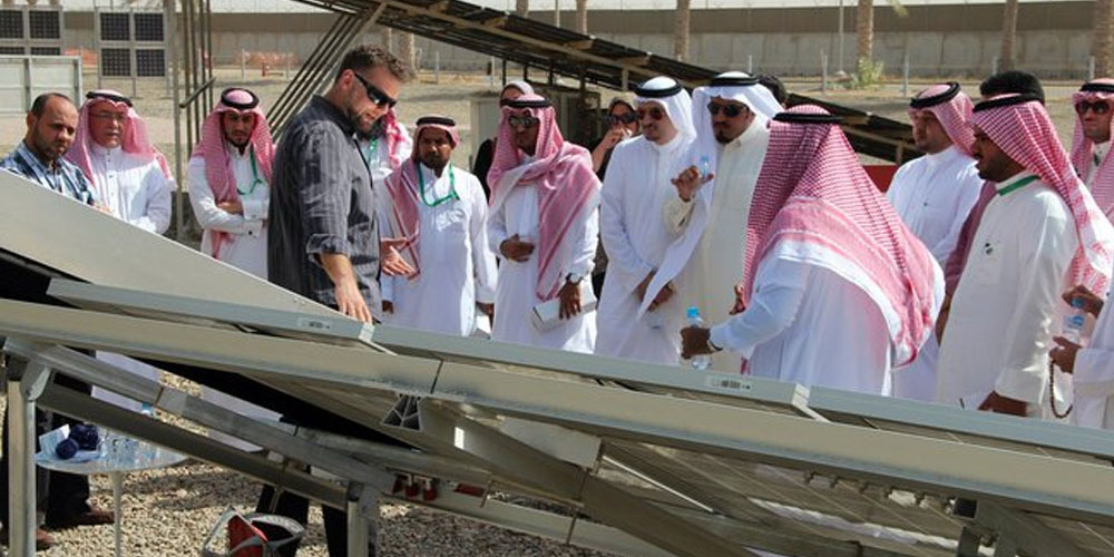 arabia saudita arabia saudi energia solar planta solar