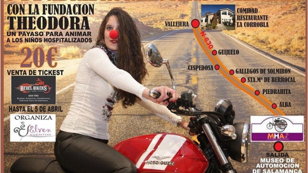 cartel ruta motera solidaria