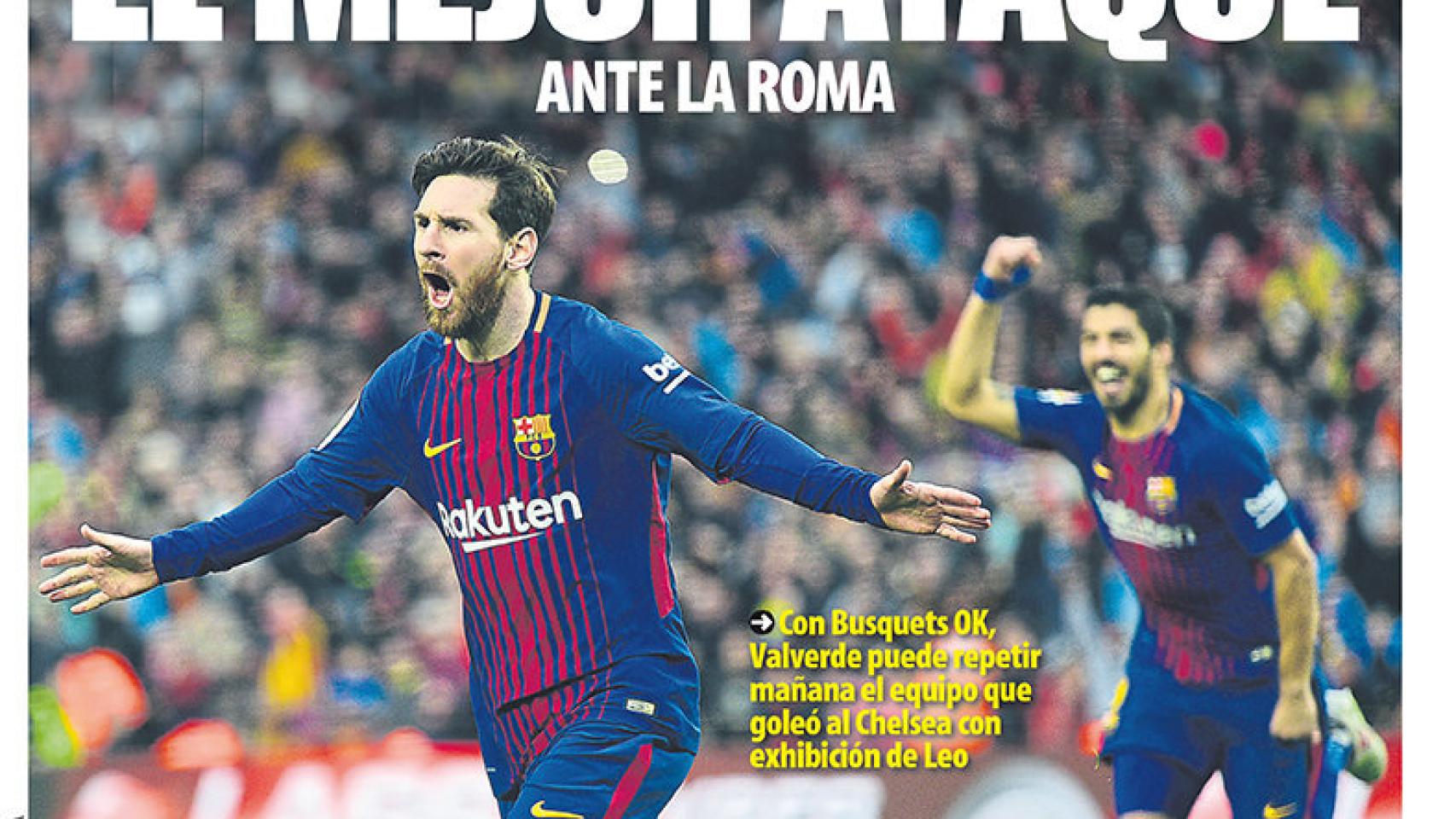 Portada Mundo Deportivo (03/04/18)