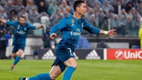 Cristiano Ronaldo celebra su gol a la Juventus