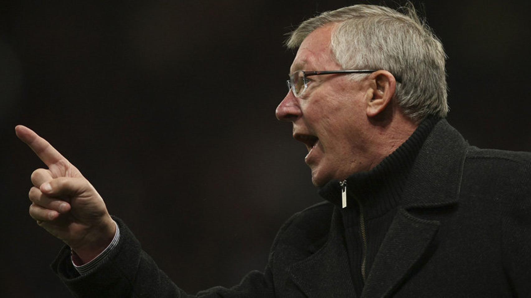 Ferguson con el United. Foto: manutd.com