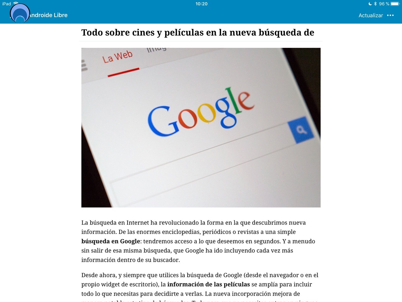 iPad Pro 10.5 6 meses wordpress
