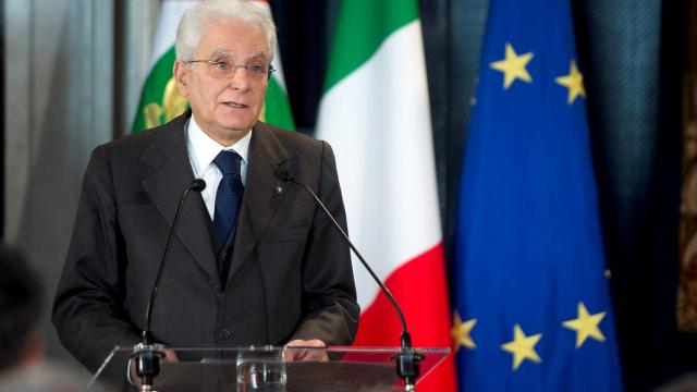 Sergio Mattarella en una imagen de archivo