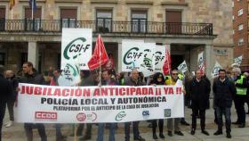 zamora antidio concentracion policia municipal