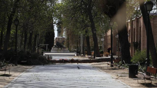 Fotografía tomada a las 15.30 horas del jueves 5 de abril