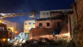 incendio tordesillas bomberos casa calcinada 1