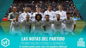 Las notas del Real Madrid - Atlético de Madrid