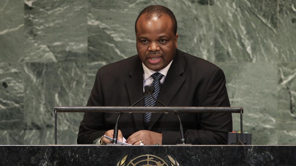 Mswati III en una imagen de archivo de 2012. GTRES.