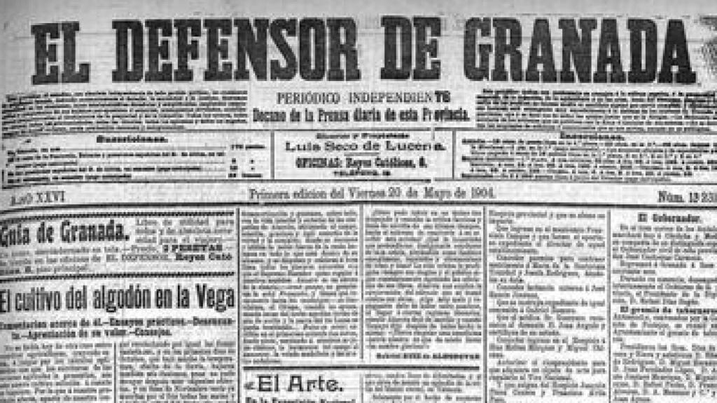 El Defensor de Granada fue uno de los periódicos que recogió el suceso del asesinato de María Francisca.