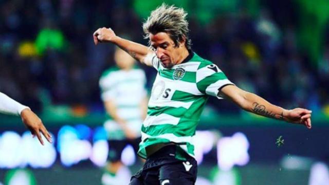 Coentrao, con el Sporting. Foto Instagram (@sportingclubdeportugal)