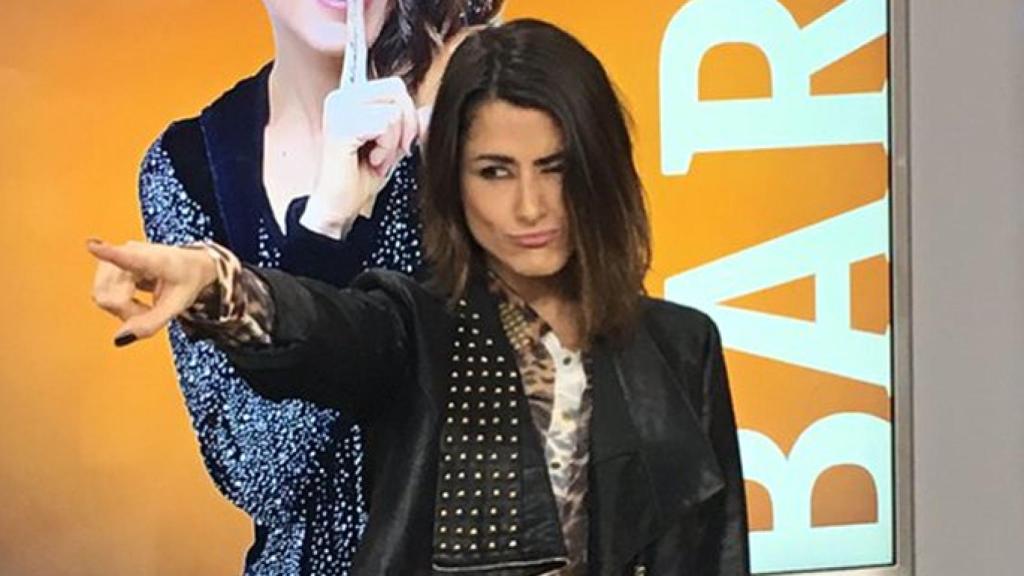 Barei en su primera rueda de prensa como representante de España en Eurovisión