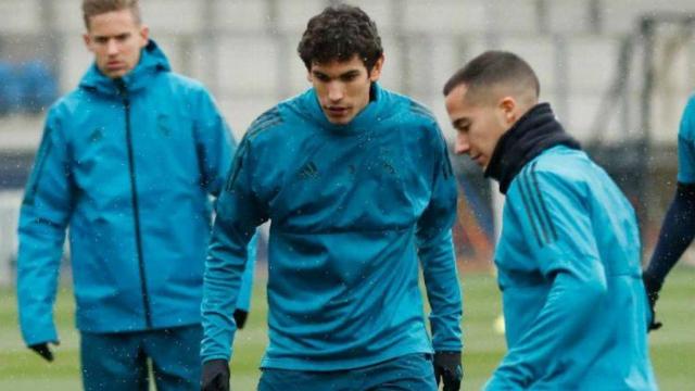 Vallejo y Lucas Vázquez entrenan