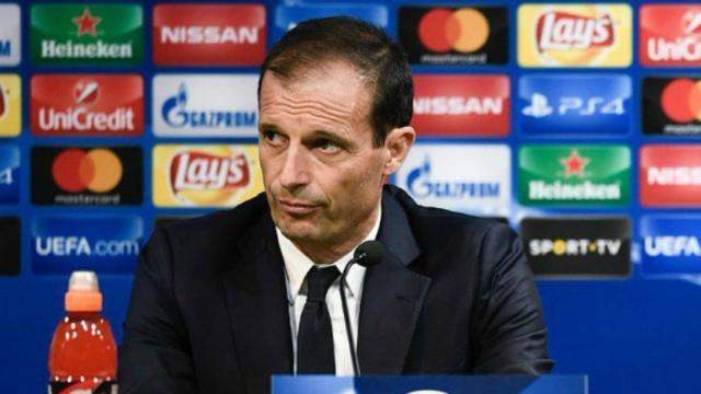 Allegri, en rueda de prensa. Foto: juventus.com