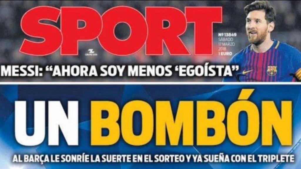 Portada SPORT