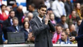 Arbeloa, en el Santiago Bernabéu. Foto: Pedro Rodriguez/El Bernabéu